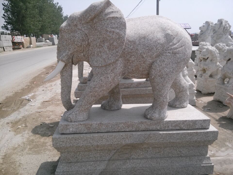 石雕大象 (2)